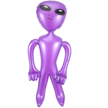 1 шт. надувная модель в форме инопланетянина, Декоративный Подвижный Реквизит, Принадлежности для вечеринок