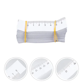 100 шт Измерительная лента для одежды с одной стороны, линейка, бумага для талии медицинского назначения, новорожденный