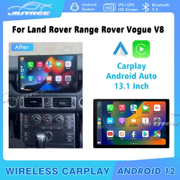 13,1-Дюймовый Автомобильный Радиоприемник Android 12 Для Range Rover Vogue L322 V8 2002 2003-2012 Tesla Style Carplay Мультимедийный Плеер GPS-Навигация