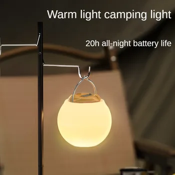 5 Вт светодиодный портативный Водонепроницаемый фонарь для кемпинга на открытом воздухе, USB-зарядка, палатка, аварийное освещение, подвесной светильник для кемпинга