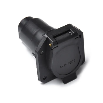 7-контактный разъем для розетки прицепа 12 В США, адаптер для подключения электрики фаркопа для прицепа N0HF