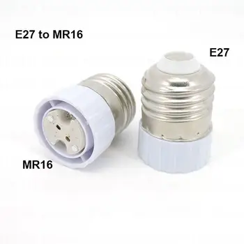 E27 -MR16 E27 Лампа Держатель лампы преобразователь мощности держатель лампы Светодиодный адаптер света Резьбовое гнездо E27 - GU5.3 G4 b