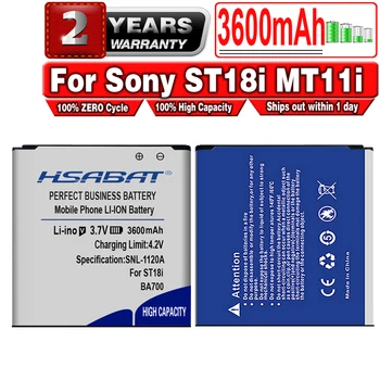 HSABAT Новый Аккумулятор BA700 емкостью 3600 мАч для Sony Ericsson XPERIA RAY ST18i MT11i MT15i MK16i Xperia Neo MT15i Pro MK16i Battery