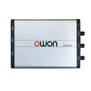 Owon VDS1022 VDS1022I Цифровой осциллограф с пропускной способностью 100 мса/С 25 МГц Портативные ПК USB-осциллографы длиной записи 10 М