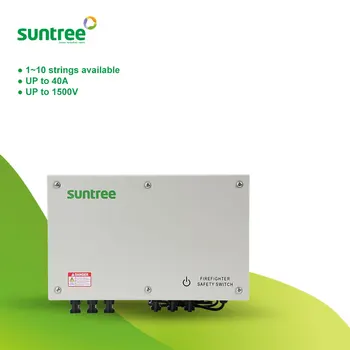 Suntree 3 струны, 6 полюсов, система быстрого отключения, пожарный выключатель безопасности для солнечной фотоэлектрической системы постоянного тока