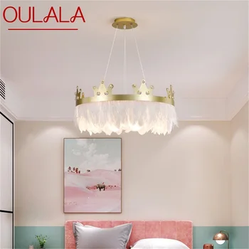 ULANI Nordic Crown Подвесной светильник, люстры, светодиодные современные креативные лампы, декоративные для дома