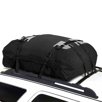 Багаж для хранения на крыше Солнцезащитная сумка для груза на крыше автомобиля 600D Ткань Оксфорд, устойчивая к разрыву для путешествий на открытом воздухе Принадлежности для кемпинга