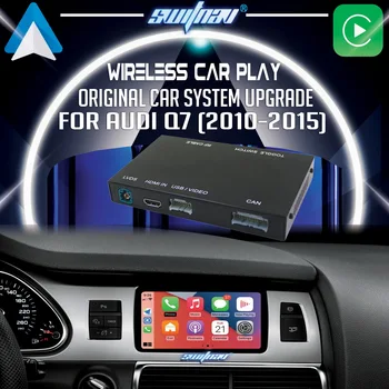 Беспроводной Carplay SWITNAV для Audi Q7 2010-2015 Mirror Link AirPlay Carplay Android Автоматический модуль