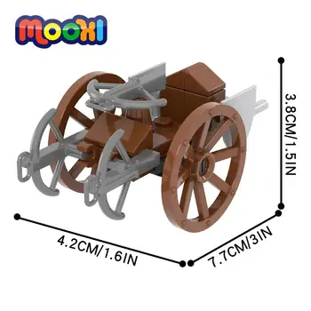 Военные MOOXI средневековья, военный лучник, конструкторы, строительный кирпич, обучающая игрушка для детей, подарок для детей, Сборные детали MOC5043