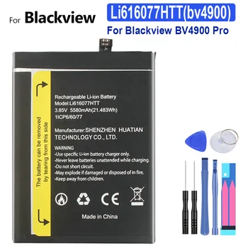   Для Blackview BV4900 аккумулятор большой емкости емкостью 5580 мАч для телефона бренда Blackview Li616077HTT высококачественный аккумулятор