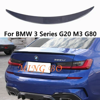 Для BMW 3 серии G20 G28 и M3 G80 AC Style Карбоновый задний спойлер Багажник крыло 2018-2023 FRP Кованый карбон