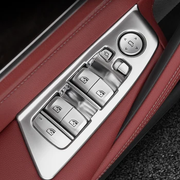 Для BMW G30 525i 530i 5 Серии 2017-2023 Замена крышки панели управления переключателем подъема окна межкомнатной двери автомобиля из углеродного волокна