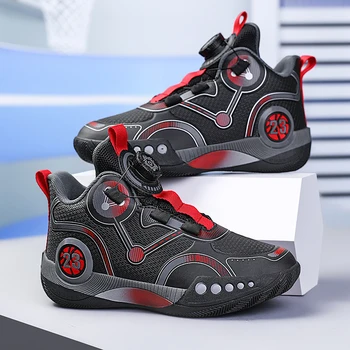 Мужская баскетбольная обувь, брендовая мужская нескользящая дышащая баскетбольная обувь для мальчиков, размеры 36-45