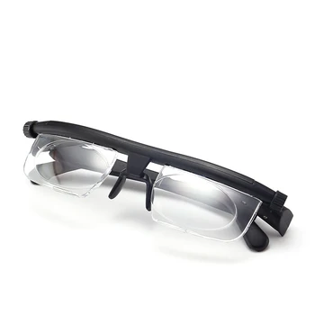 Мужские и женские очки для чтения с регулируемой фокусировкой Adlens, очки для близорукости с увеличением от 6D до + 3D диоптрий переменной силы