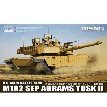 МЭН 72003 1/72 Масштабная Модель США M1A2 SEP Abrams Tusk II Основной Боевой Танк В Сборе Конструкторы Для Взрослых Хобби DIY