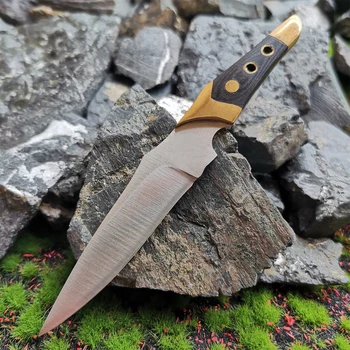 Нож с фиксированным лезвием в ножнах Походные Охотничьи ножи для кемпинга, инструменты EDC для самообороны, тактический маленький прямой нож для выживания