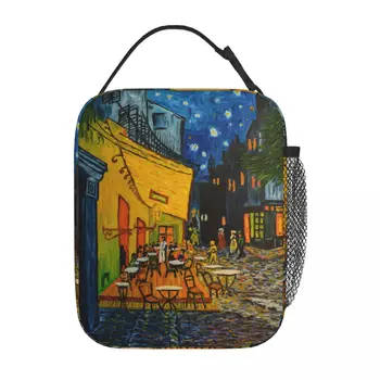 Ночная терраса кафе Van Gogh, Термоизолированная сумка для ланча, Переносной контейнер для ланча, Термос-ланч-бокс