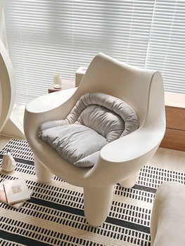 Одноместный стул для отдыха, скандинавский дизайнерский диван, кресло Jifeng cream, кресло для объятий в гостиной, онлайн-знаменитость, кресло-слон на балконе