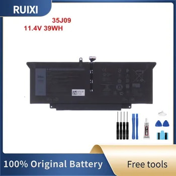 Оригинальный аккумулятор RUIXI 11,4V 3255mAh 39Wh 35J09 Аккумулятор 35J09 W65XD YJ9RP 7YX5Y для ноутбука серии Latitude 7410