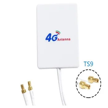 Панельная антенна 4g Lte с разъемом 2 * TS9 для 3g 4g маршрутизатора Anetnna с кабелем длиной 2 м для Huawei 3g 4g Lte маршрутизатора модема