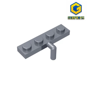 Пластина Gobricks GDS-735 1x4 W. REV. КРЮЧОК совместим с техническими строительными блоками lego 30043 для детей 