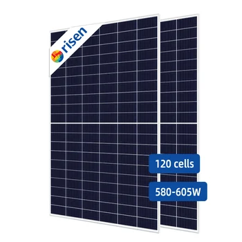 Поднятая Солнечная Панель Perc Фотоэлектрическая Панель 550Watt 600W Pv Солнечные Панели Для Системы Хранения энергии