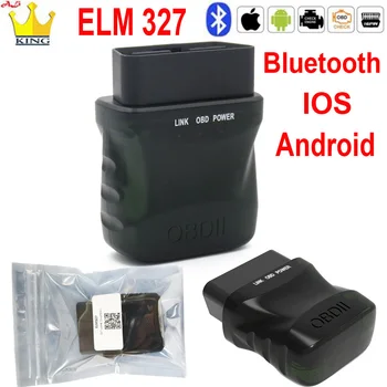Последняя версия V2.1 Bluetooth ELM327 Auto OBD Scanner Code Reader Инструмент Super MINI ELM 327 Для IOS Android Автомобильный Диагностический Инструмент