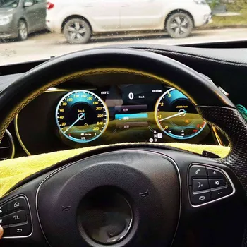 Самая высокотехнологичная ЖК-цифровая приборная панель Для Mercedes-Benz C/GLC W205 2015-2018 Набор приборов Спидометр Кабины Автомобиля экран li
