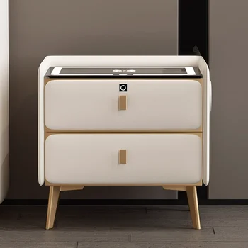 Умное хранилище Прикроватный столик шкаф для зарядного устройства Тумбочки для макияжа Комоды для зарядки кровати Comoda Pra Quarto Современная мебель