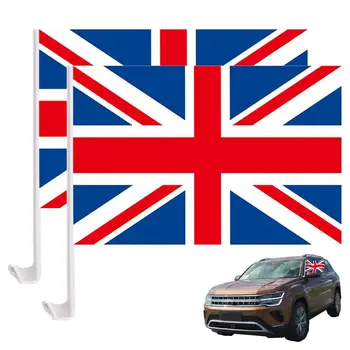 Флаг королевы Елизаветы II Елизавета II Флаг Из Окна автомобиля Королевы Британский Сувенир с Флагом Соединенного Королевства 0,98 X 1,47 ФУТА