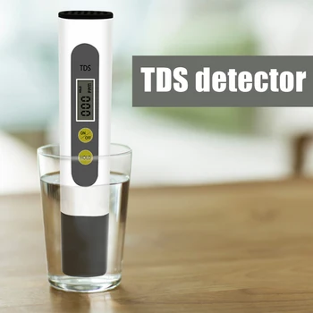 Цифровой тестер контроля качества воды Drinking WaterTDS Цифровой тестер качества воды Ручка для проверки счетчика в бассейне 0-9990 промилле